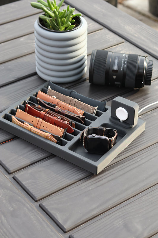 Watch Band Organizer fand Charging Dock