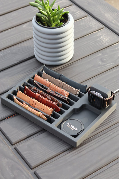 Watch Band Organizer fand Charging Dock